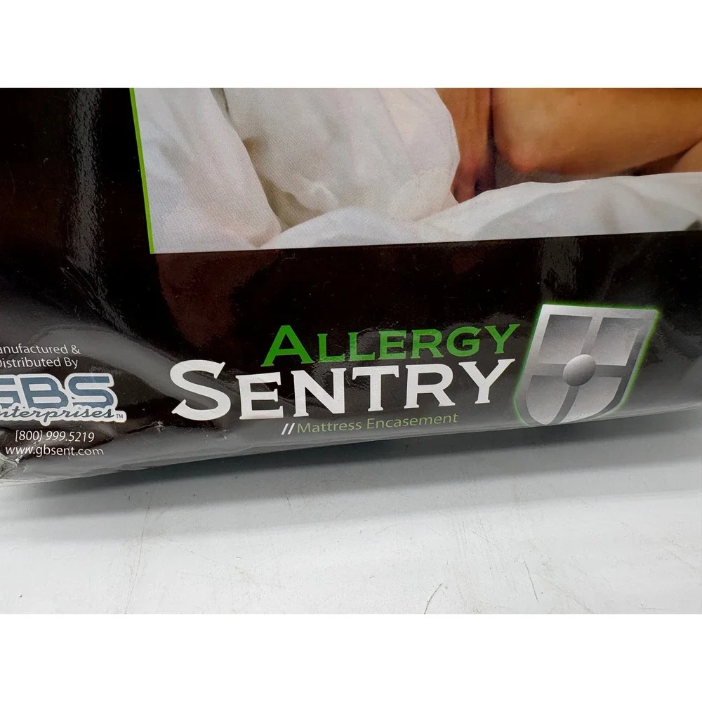 NEW Allergy Sentry Twin Mattress Encasement Bug Guard Waterproof Bed Bug Cover